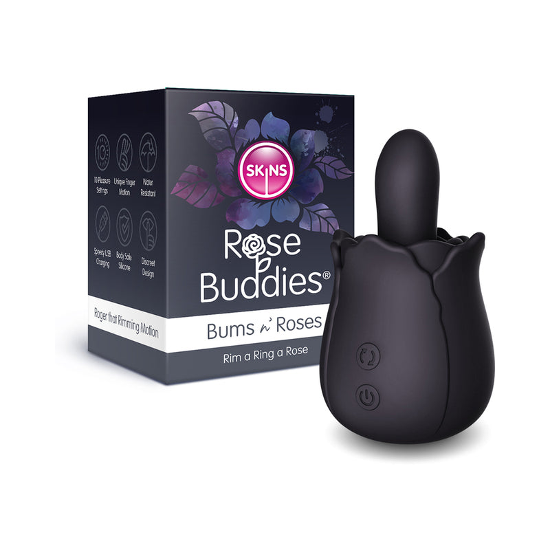 Skins Rose Buddies Bums n' Roses Black