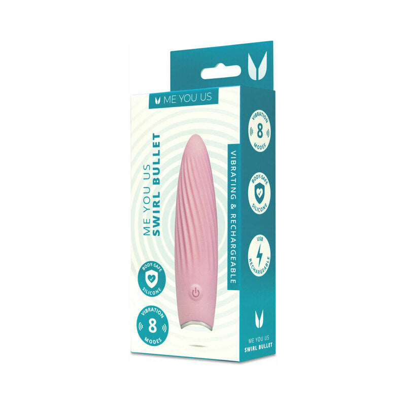 Me You Us Swirl Bullet Pink