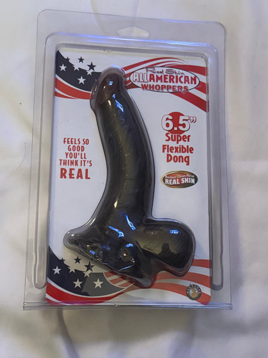 Real Skin All American Whoppers 6.5" Super Flexible Dong